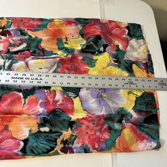 Womens Floral Sleeveless Midi Dress Positive Attitude Large Razor Back Floral - Picture 5 of 8